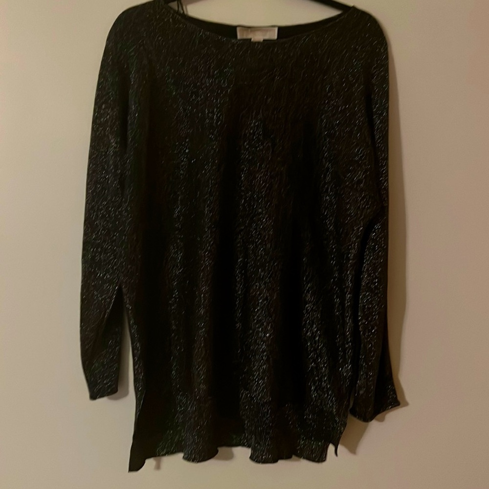 Michael Kors Black/Silver Embellished Sweater